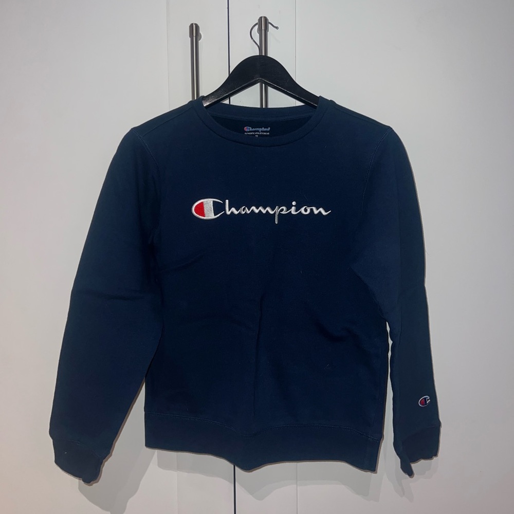 Champion navy blue sweater